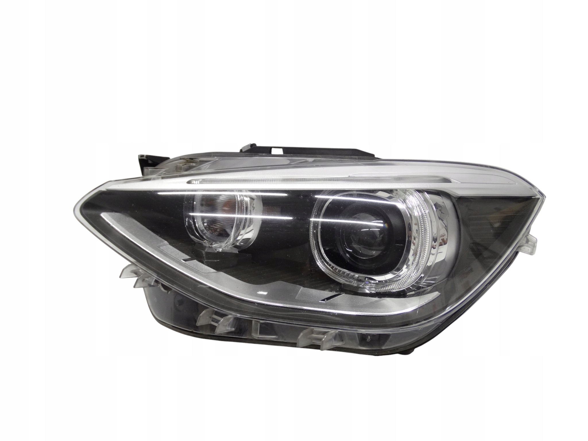 BMW 1 F20 2011-2015 lampa lewa Bi-Xenon nieskrętny + LED 7229677 oryginalna