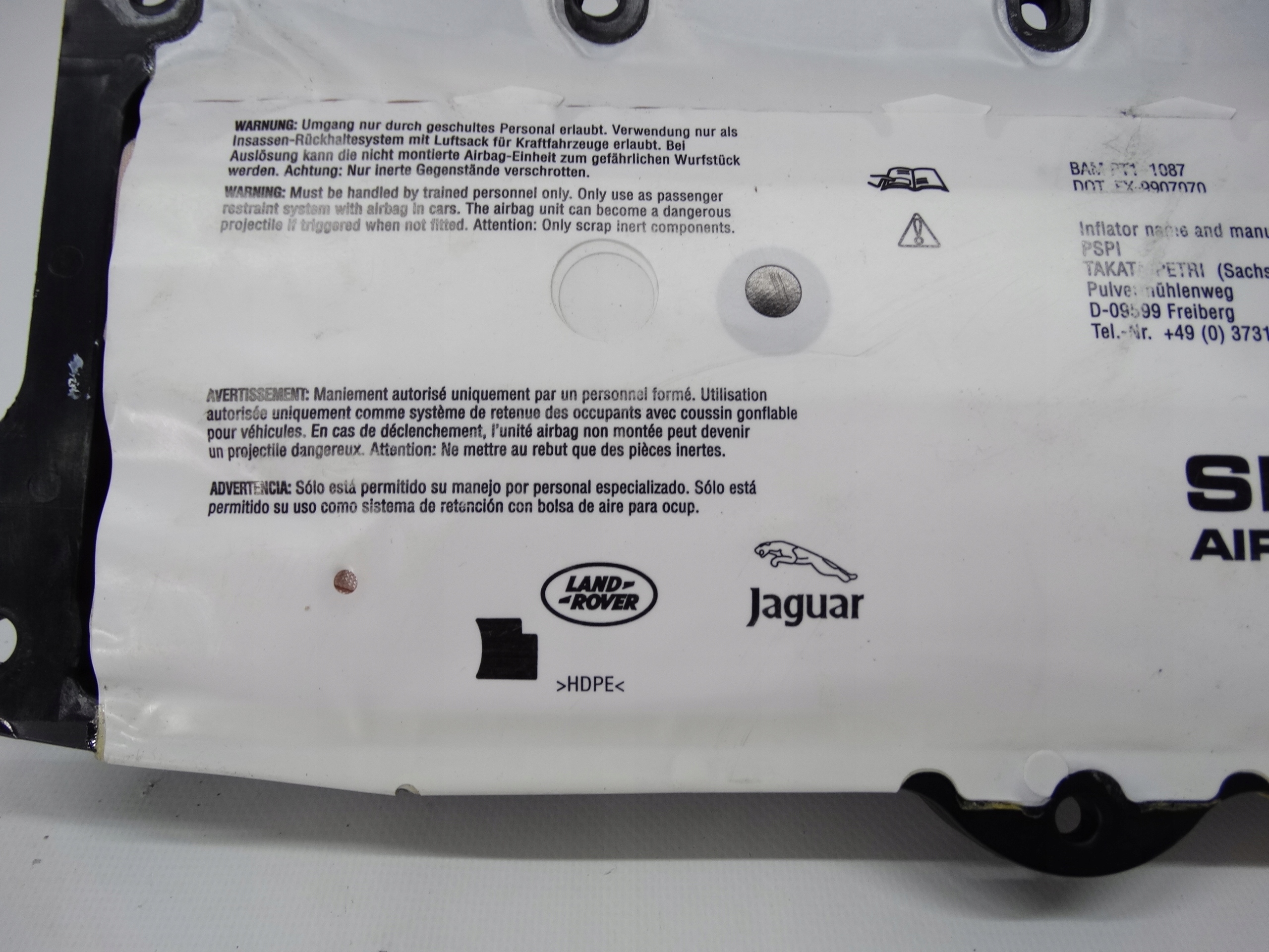 Second image of Range Rover III Lift 09-12 L322 poduszka pasażera