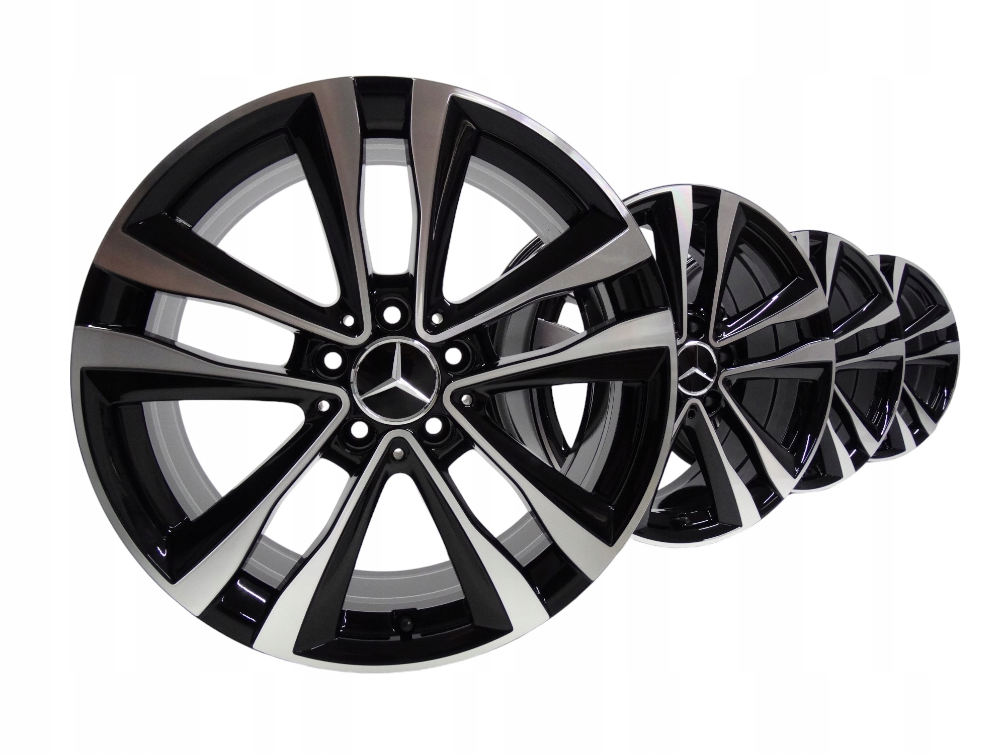 Mercedes A-klasa W177 CLA komplet felg 18 cali A1774012700 oryginalne