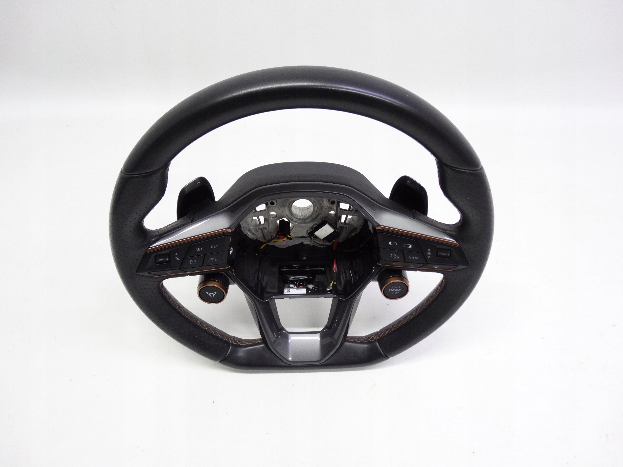 Second image of Cupra Leon Ateca kierownica skórzana multifunkcja łopatki 5FA419091FK