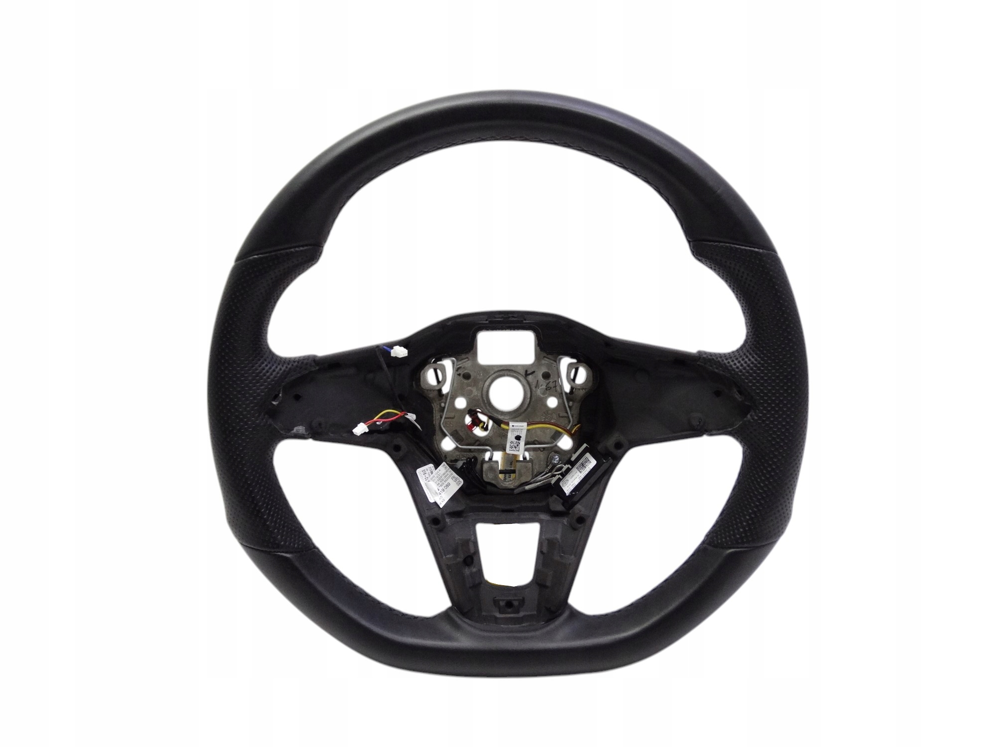 VW Golf VIII GTI R 2020+ kierownica skórzana czarna nić 5H0419089FN