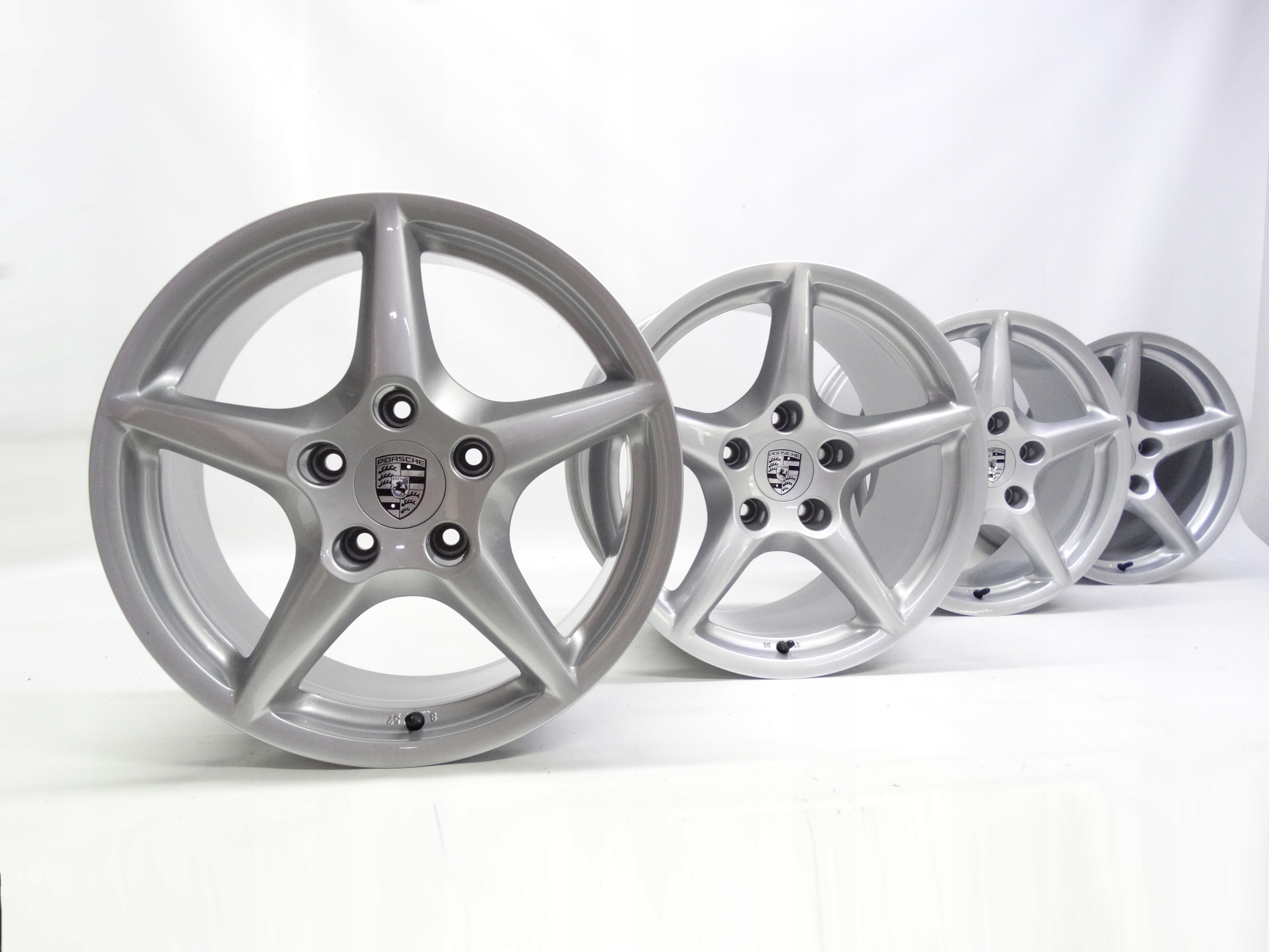 Second image of Porsche 911 Carrera 997 komplet felg BBS 18 cali 99736214200 99736213600