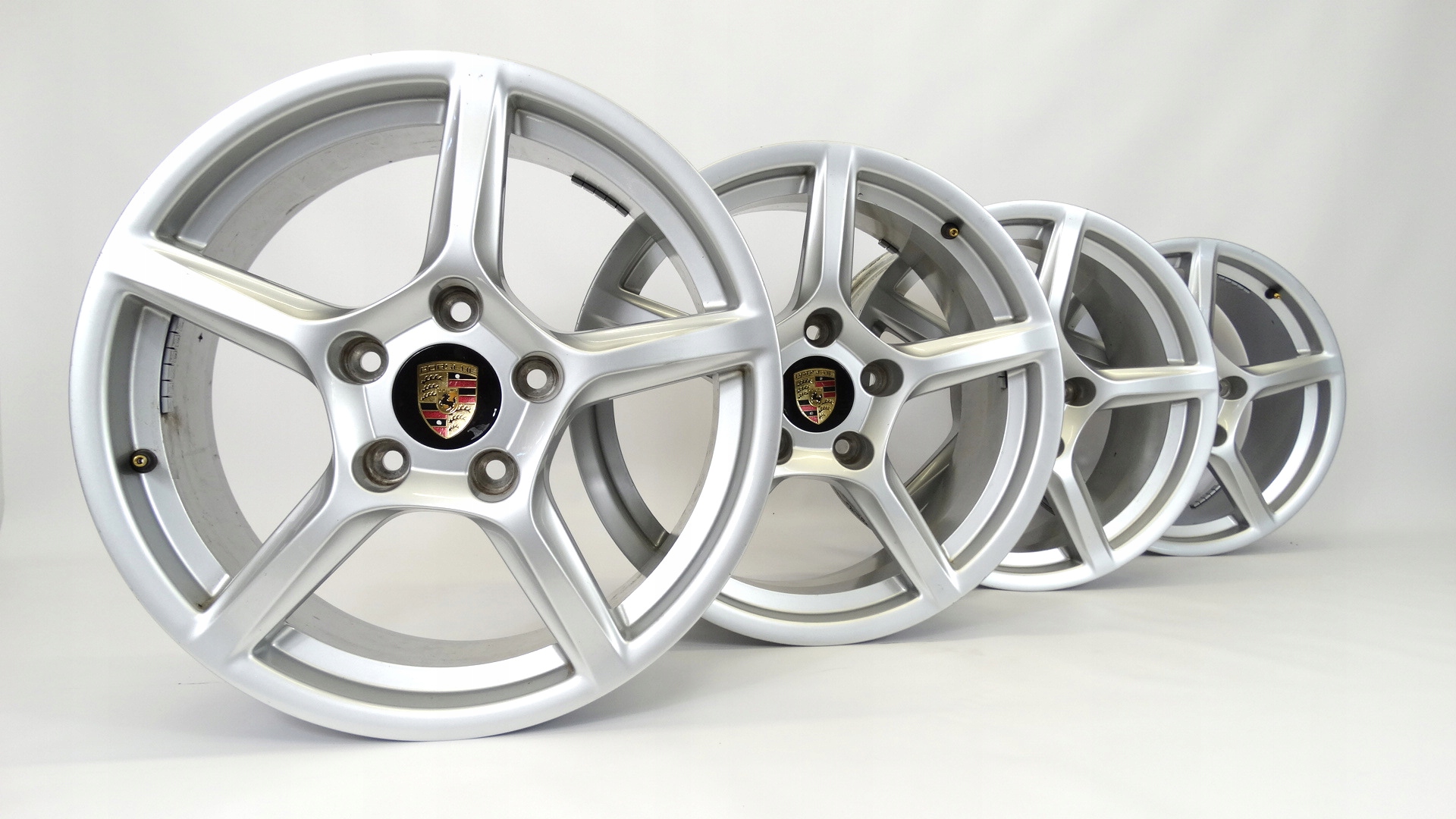 Porsche 981 Boxster Cayman komplet felg 18 cali