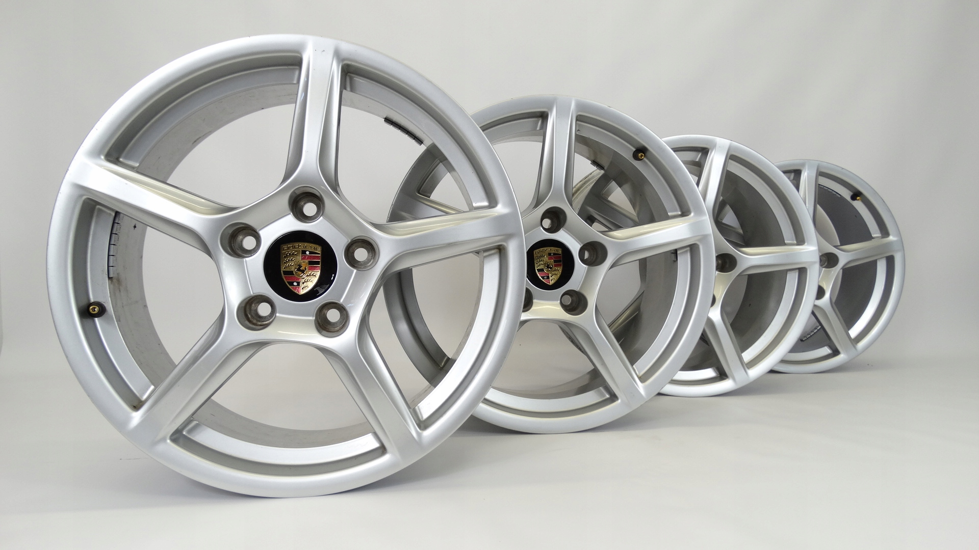 Second image of Porsche 981 Boxster Cayman komplet felg 18 cali